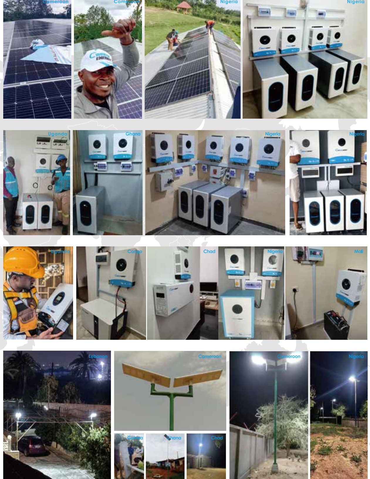 Systèmes industriels et mini-grids Cworth Energy